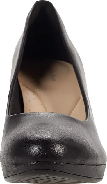 Clarks Ambyr Joy Women's Shoes Black Leather : 8 B - Medium - Image 5