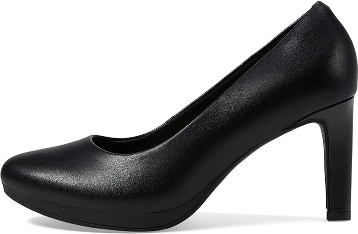 Clarks Ambyr Joy Women's Shoes Black Leather : 8 B - Medium - Image 6