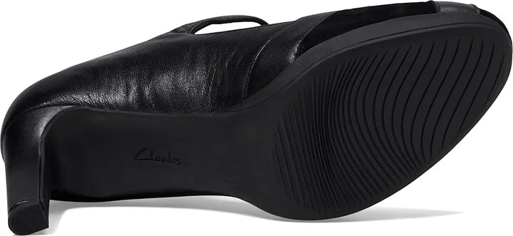 Clarks Ambyr Light High Women's Heels Black Combi : 11 B - Medium, Leather - Image 3