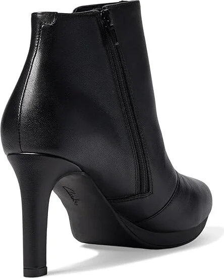 Clarks Ambyr Rise Women's Boots Black Leather : 11 B - Medium, Leather/Textile - Image 4