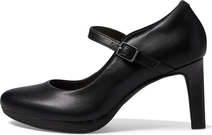 Clarks Ambyr Shine Women's Shoes Black Leather : 7.5 B - Medium - Image 6