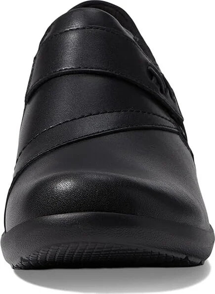 Clarks Angie Pearl Women's Shoes Black Leather : 5 B - Medium - Image 5