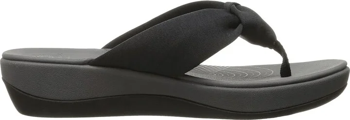 Clarks Arla Glison Women's Sandals Black Heather Fabric : 6 B - Medium, Textile - Image 8