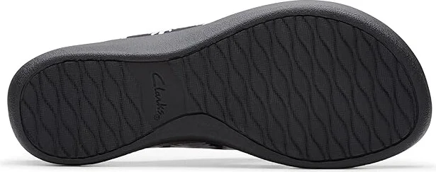 Clarks Arla Glison Women's Sandals Black Textile : 10 B - Medium - Image 3