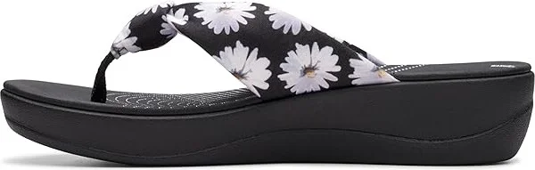 Clarks Arla Glison Women's Sandals Black Textile : 10 B - Medium - Image 5