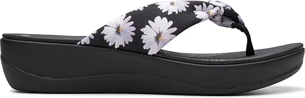 Clarks Arla Glison Women's Sandals Black Textile : 10 B - Medium - Image 6