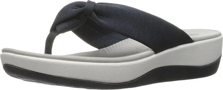 Clarks Arla Glison Women's Sandals Blue Heather Fabric : 8 B - Medium, Textile - Image 2