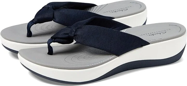Clarks Arla Glison Women's Sandals Blue Heather Fabric : 8 B - Medium, Textile
