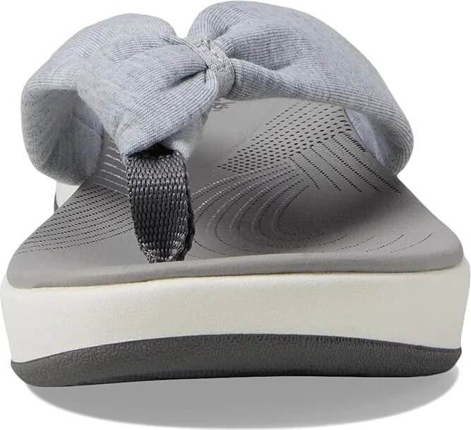 Clarks Arla Glison Women's Sandals Grey Heather Fabric : 5 B - Medium, Textile - Image 3