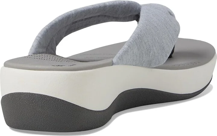 Clarks Arla Glison Women's Sandals Grey Heather Fabric : 5 B - Medium, Textile - Image 5
