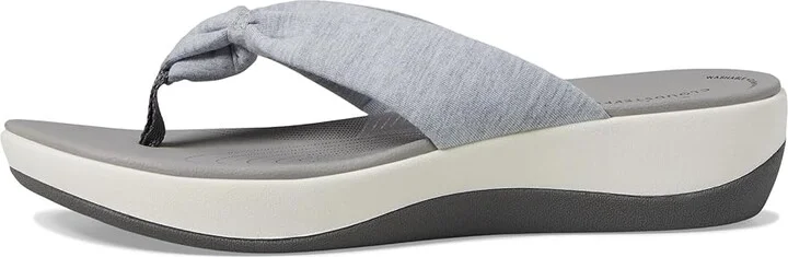 Clarks Arla Glison Women's Sandals Grey Heather Fabric : 5 B - Medium, Textile - Image 7
