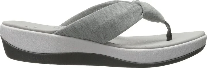 Clarks Arla Glison Women's Sandals Grey Heather Fabric : 5 B - Medium, Textile - Image 8