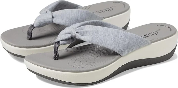 Clarks Arla Glison Women's Sandals Grey Heather Fabric : 5 B - Medium, Textile