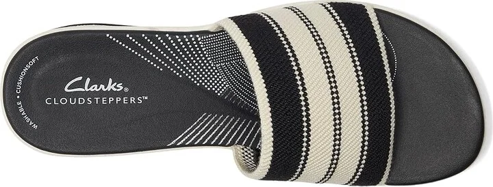 Clarks Arla Hollis Women's Sandals Black Combi Textile : 6 B - Medium - Image 2