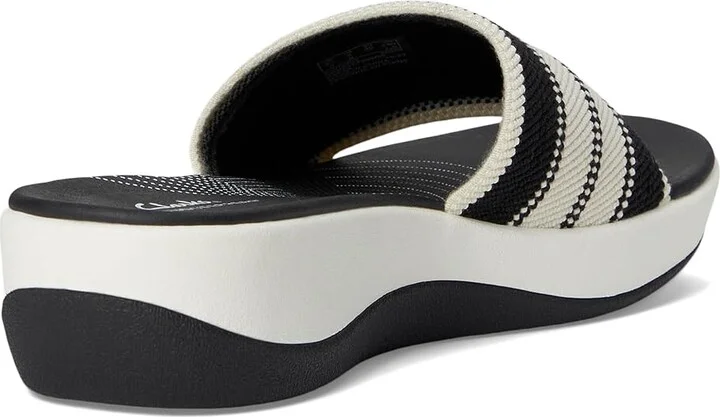 Clarks Arla Hollis Women's Sandals Black Combi Textile : 6 B - Medium - Image 4