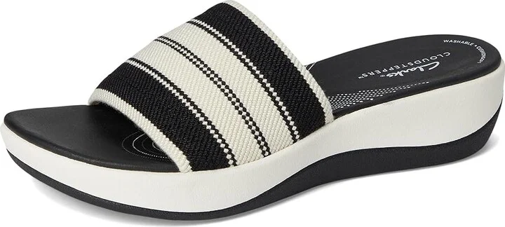 Clarks Arla Hollis Women's Sandals Black Combi Textile : 6 B - Medium - Image 5