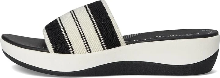 Clarks Arla Hollis Women's Sandals Black Combi Textile : 6 B - Medium - Image 6