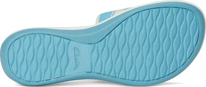 Clarks Arla Hollis Women's Sandals Light Blue Combi Textile : 5 B - Medium - Image 3