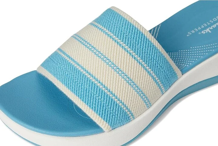 Clarks Arla Hollis Women's Sandals Light Blue Combi Textile : 5 B - Medium - Image 7