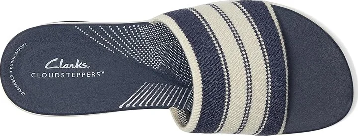 Clarks Arla Hollis Women's Sandals Navy Combi Textile : 10 B - Medium - Image 2