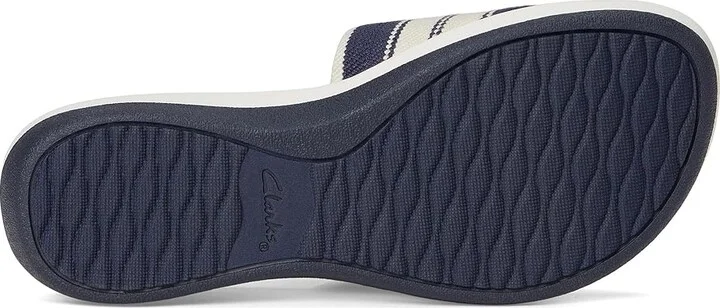 Clarks Arla Hollis Women's Sandals Navy Combi Textile : 10 B - Medium - Image 3
