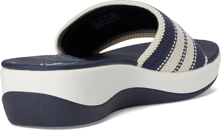 Clarks Arla Hollis Women's Sandals Navy Combi Textile : 10 B - Medium - Image 4