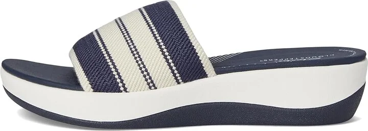 Clarks Arla Hollis Women's Sandals Navy Combi Textile : 10 B - Medium - Image 6