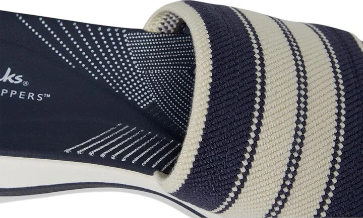 Clarks Arla Hollis Women's Sandals Navy Combi Textile : 10 B - Medium - Image 7