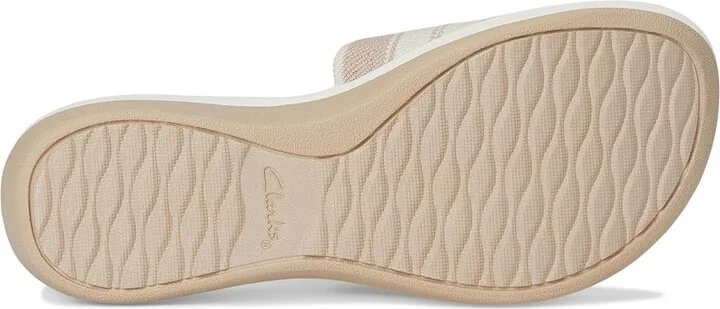 Clarks Arla Hollis Women's Sandals Sand Combi Textile : 10 B - Medium - Image 3
