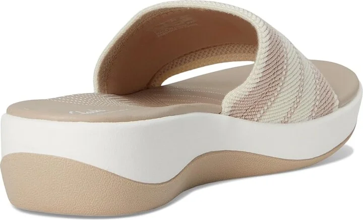 Clarks Arla Hollis Women's Sandals Sand Combi Textile : 10 B - Medium - Image 4