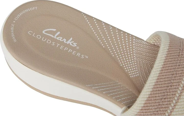 Clarks Arla Hollis Women's Sandals Sand Combi Textile : 10 B - Medium - Image 7