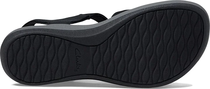 Clarks Arla Shore Women's Shoes Black Textile : 5.5 B - Medium - Image 3