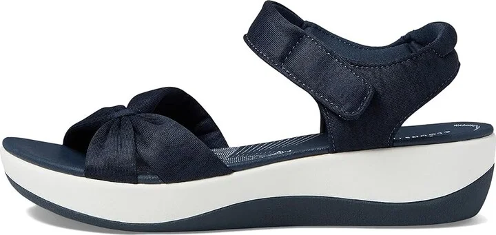 Clarks Arla Shore Women's Shoes Navy Textile : 6 B - Medium - Image 5
