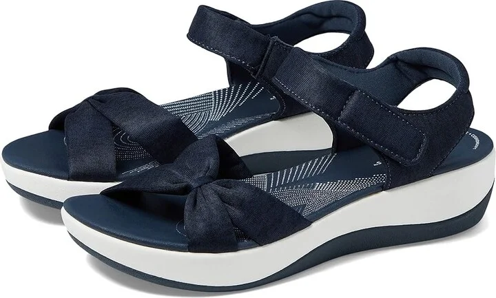 Clarks Arla Shore Women's Shoes Navy Textile : 6 B - Medium