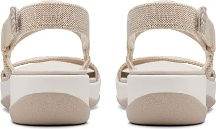 Clarks Arla Stroll Women's Sandals Beige Combi : 6.5 B - Medium, Rubber - Image 4