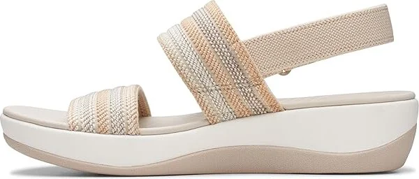 Clarks Arla Stroll Women's Sandals Beige Combi : 6.5 B - Medium, Rubber - Image 5