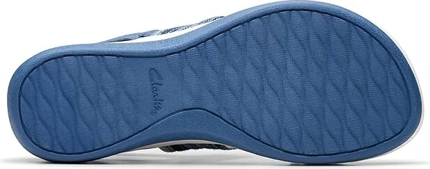 Clarks Arla Stroll Women's Sandals Blue Combi : 10 D - Wide, Rubber - Image 3