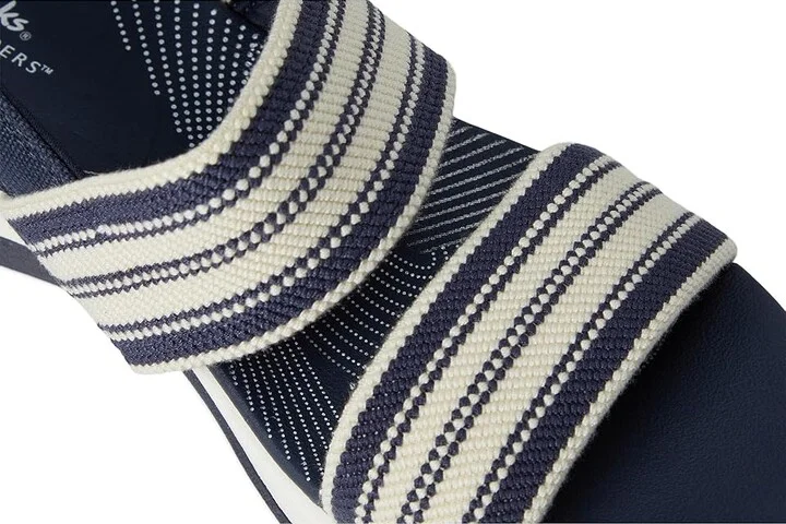 Clarks Arla Stroll Women's Sandals Navy Textile : 12 B - Medium, Rubber - Image 7