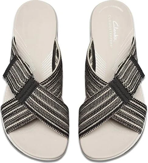 Clarks Arla Wave Women's Sandals Black Combi : 9.5 B - Medium, Rubber - Image 2
