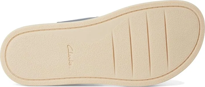 Clarks Arwell Glide Women's Sandals Blue Combi Leather : 11 C - Wide - Image 3