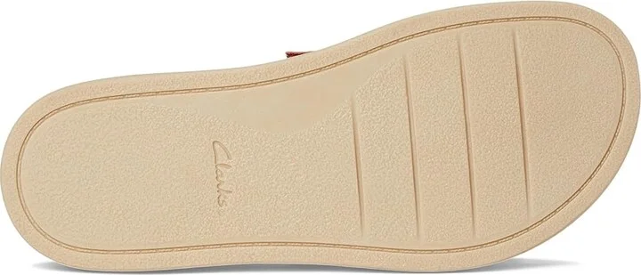 Clarks Arwell Sun Women's Sandals Tan Combi Leather : 6 C - Wide - Image 3