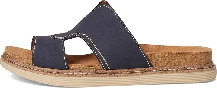 Clarks Arwell Walk Women's Sandals Navy Nubuck : 6 B - Medium, Leather/Rubber - Image 6