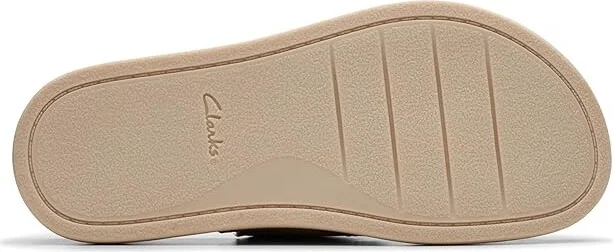 Clarks Arwell Walk Women's Sandals Stone Nubuck : 9.5 C - Wide, Leather/Rubber - Image 3