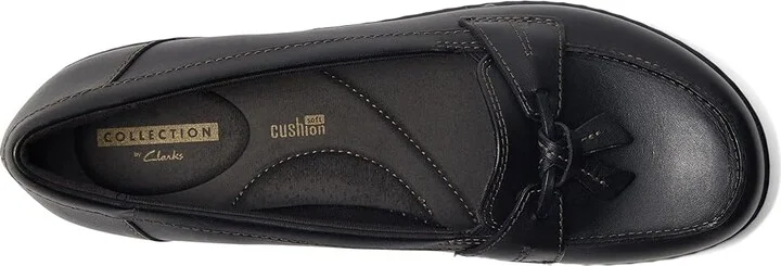 Clarks Ashland Bubble Women's Slip on Shoes Black : 5.5 B - Medium, Leather - Image 3