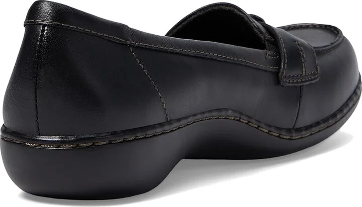 Clarks Ashland Bubble Women's Slip on Shoes Black : 5.5 B - Medium, Leather - Image 5