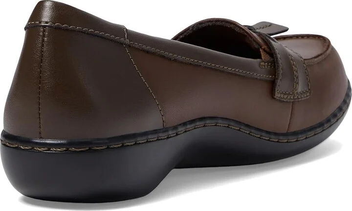 Clarks Ashland Bubble Women's Slip on Shoes Brown : 11 B - Medium, Leather - Image 5