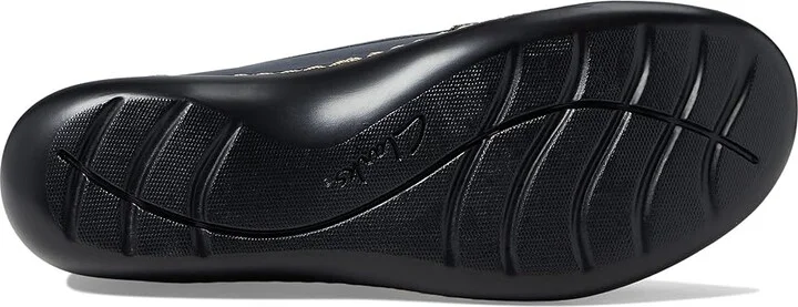 Clarks Ashland Bubble Women's Slip on Shoes Navy Marine : 5.5 B - Medium, Leather - Image 4