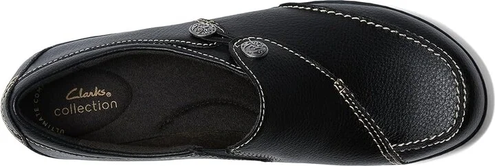 Clarks Ashland Lane Q Women's Shoes Black : 11 A - Narrow, Leather - Image 3