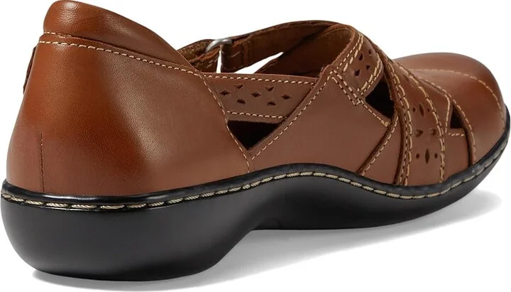Clarks Ashland Spin Q Women's Shoes Tan : 11 A - Narrow, Leather - Image 5