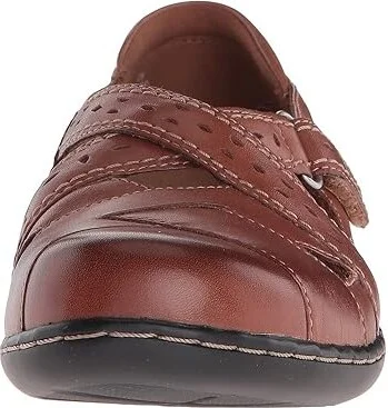 Clarks Ashland Spin Q Women's Shoes Tan : 11 A - Narrow, Leather - Image 6